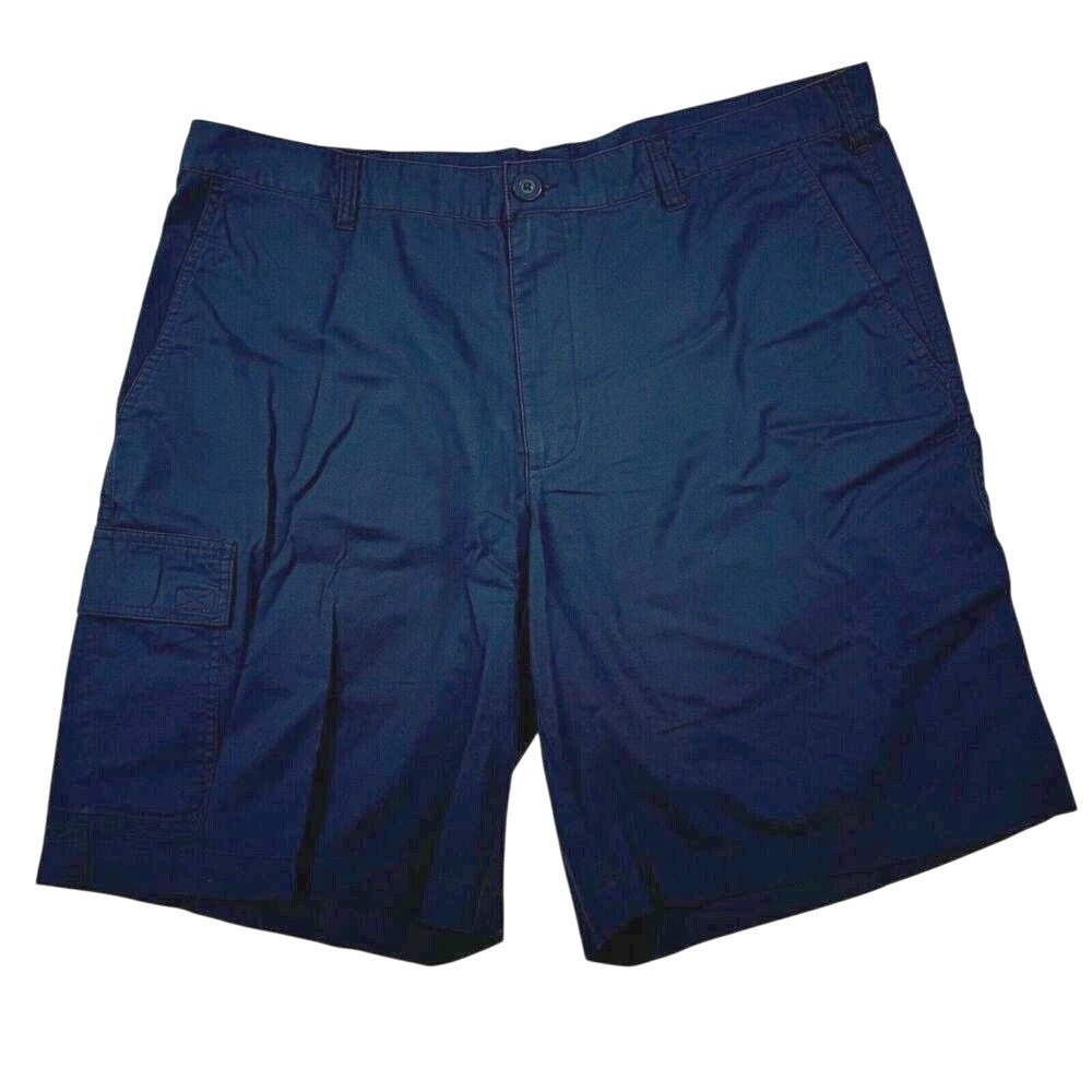 Columbia Cargo Shorts Mens 40 Navy Blue 100% Cotton Outdoor Utility‎ Casual